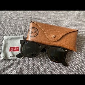 Authentic Rayban Wayfarer sunglasses gently worn